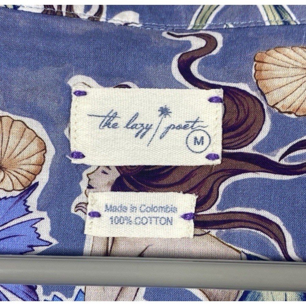 The Lazy Poet Women's Nina Calypso Short Sleeve Pajama‎ Top Size Medium Sleep - Picture 4 of 5